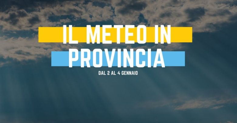 Il meteo in provincia di Ragusa dal 2 al 4 gennaio