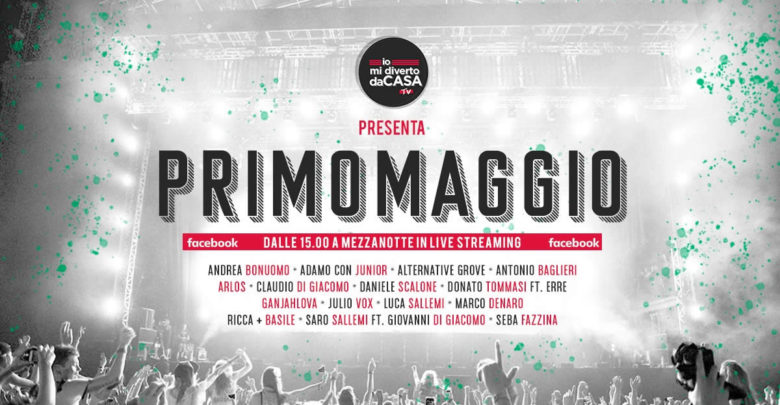 Concerto del primo maggio in streaming su Facebook